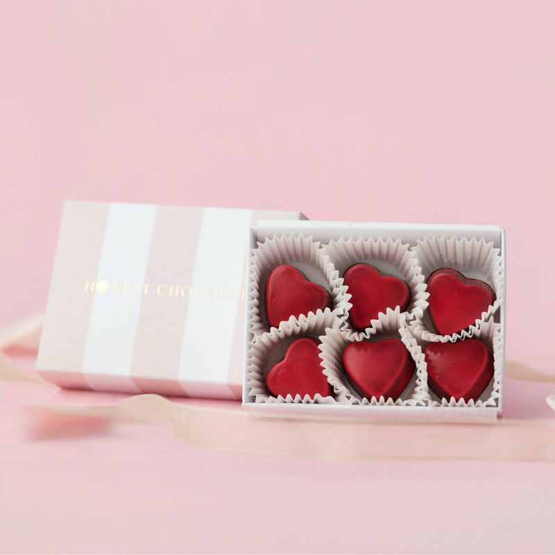 Passion Fruit Heart - 6 Chocolate Bonbons