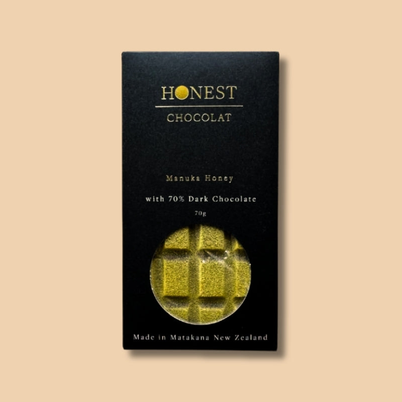 Manuka Honey - Dark Chocolate Bar - 70% Cacao