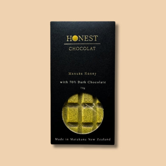 Manuka Honey - Dark Chocolate Bar - 70% Cacao