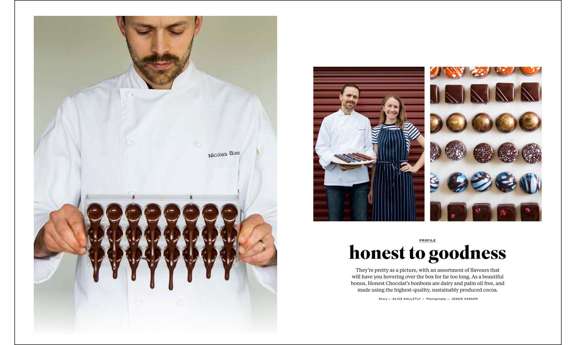 Article about Honest Chocolat