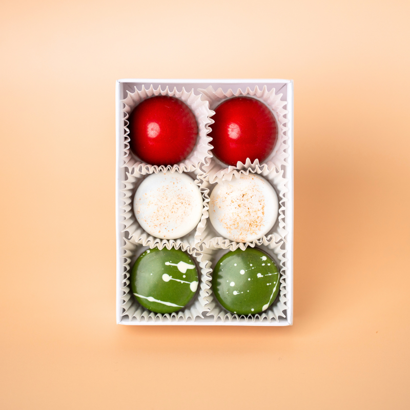 Christmas Bonbon Selection – 6 Chocolate Bonbons
