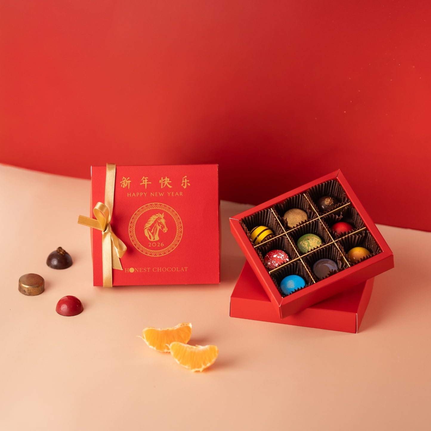 Chinese New Year Chocolate Gift Box – 9 Bonbons