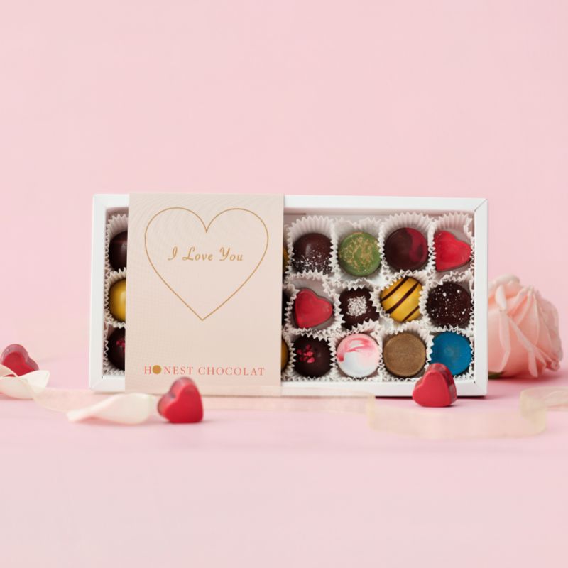 The Valentine Collection – 24 Chocolate Bonbons