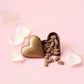 Chocolate Golden Heart with Chocolate Almonds