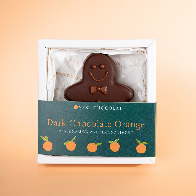 Dark Chocolate Christmas Man