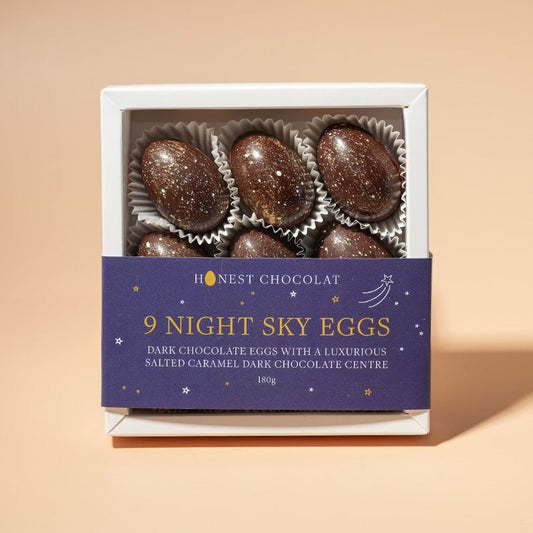 Night Sky - 9 Salted Caramel & Dark Chocolate Easter Eggs