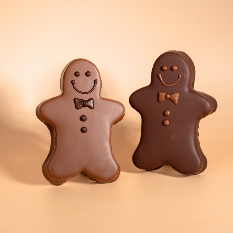 Dark Chocolate Christmas Man