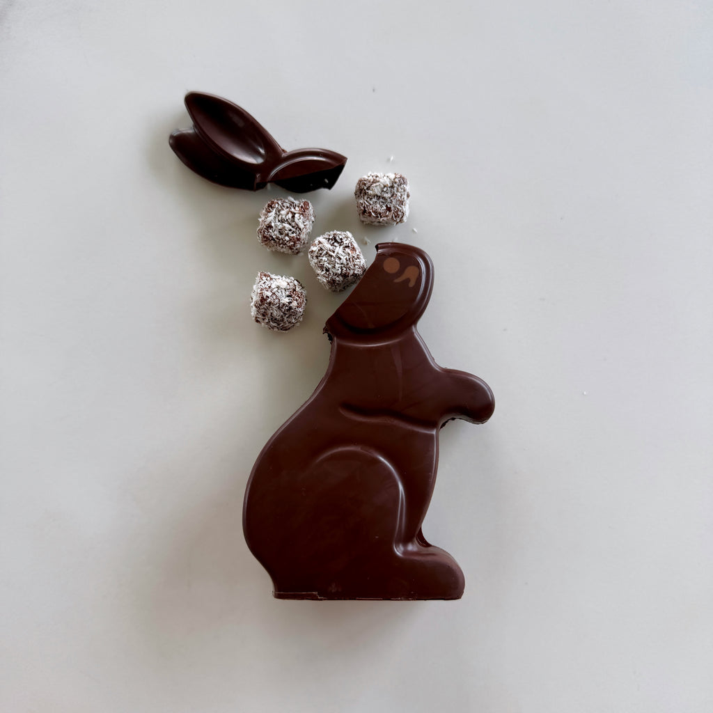 Dark Choc Easter Bunny with Coconut