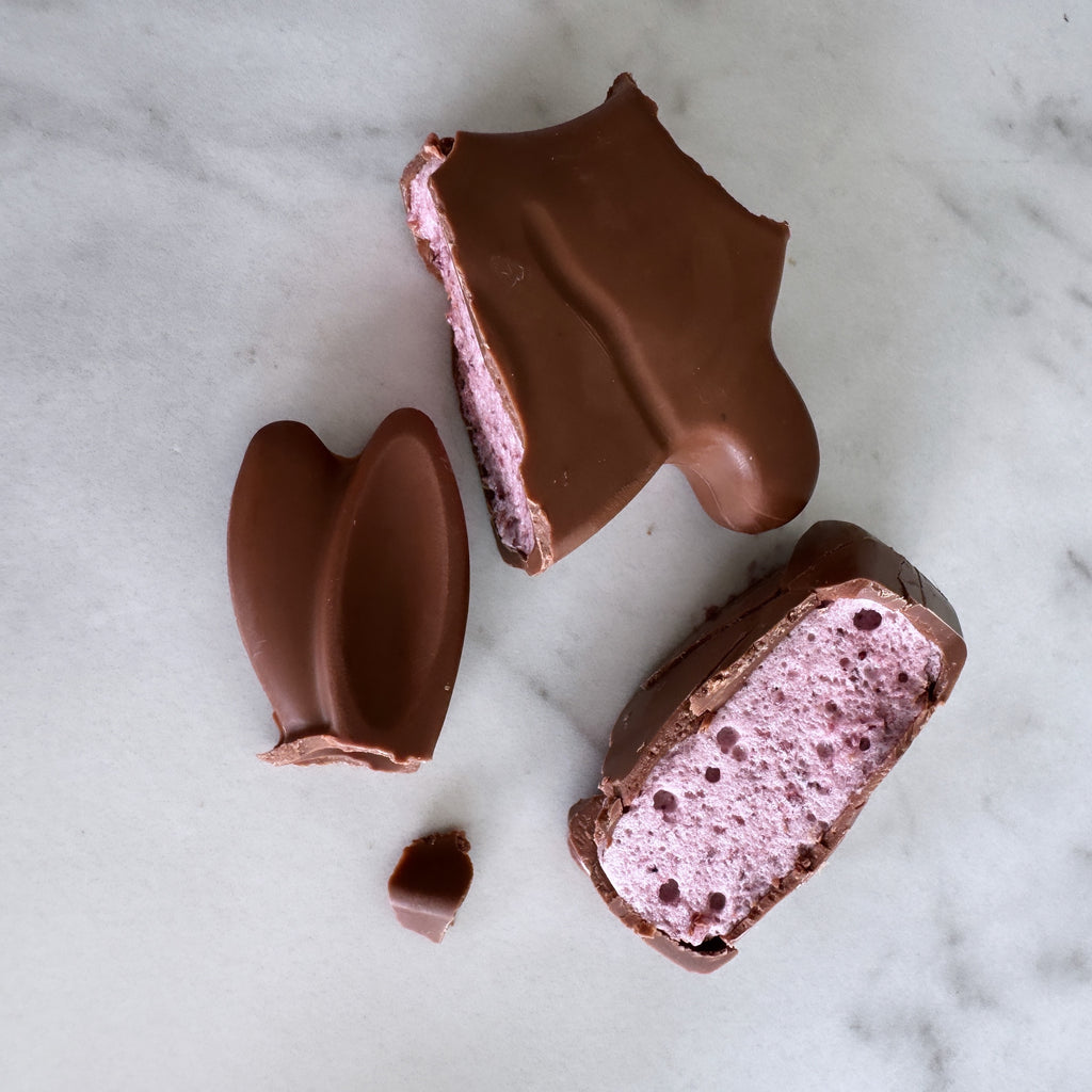 Milk Choc Easter Bunny with Blueberry Marshmallow