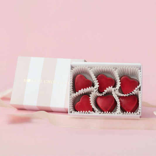 Passion Fruit Heart - 6 Chocolate Bonbons