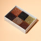 Close-up of Assorted Fruit Jellies in a Box