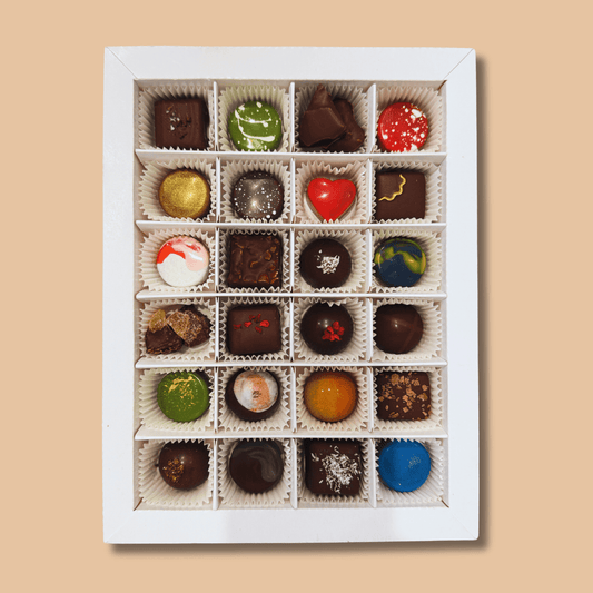 Chocolate Advent Calendar – White & Bronze 24 Days [Pre - Order]
