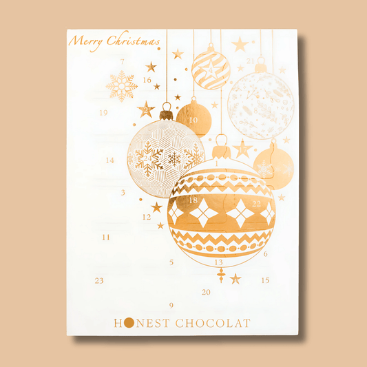 Pre - Order: 24 Days of Christmas Advent Calendar (White & Bronze)