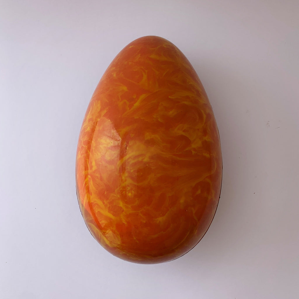 Volcano Easter Egg - Milk Chocolate Hazelnut Praline & Popping Candy