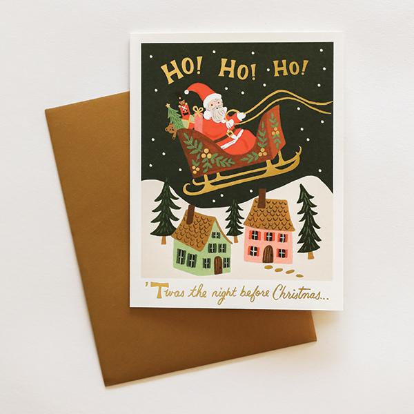 Ho Ho Ho Christmas Card - Rifle Paper Co