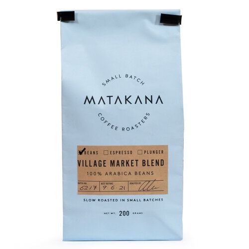 Village Market Blend Coffee - Matakana Coffee Roasters
