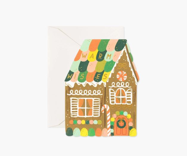 Gingerbread House Christmas Card - Rifle Paper Co